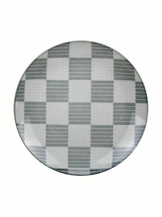 TnS Plate Desert made of Porcelain Black with Diameter 19cm