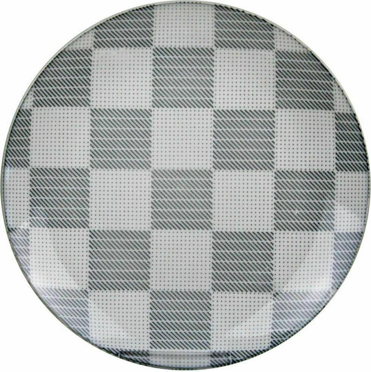 TnS Plate Desert made of Porcelain Black with Diameter 19cm