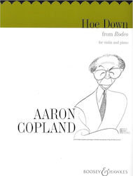 Boosey & Hawkes Copland - Hoe Down Sheet Music for Violin / Piano