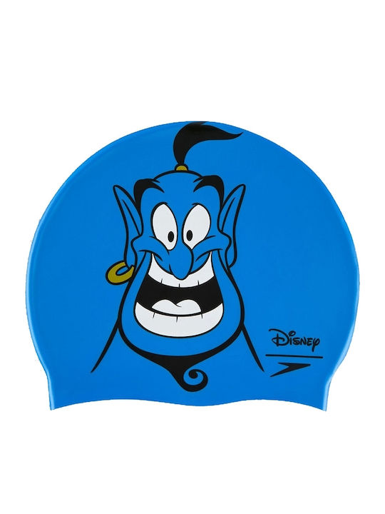 Speedo Disney Alladin Silicone Kids Swimming Cap Blue