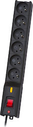 Lestar LX 610 G-A Steckdosenleiste 6 Steckdosen mit 1,5 m Kabel