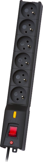 Lestar LX 610 G-A Πολύπριζο 6 Θέσεων με Διακόπτη και Καλώδιο 1.5m