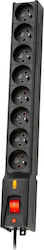 Lestar LX 810 Power Strip 8 Sockets with 5m Cable Lestar LX 810 Power Strip 8 Sockets with 5m Cable
