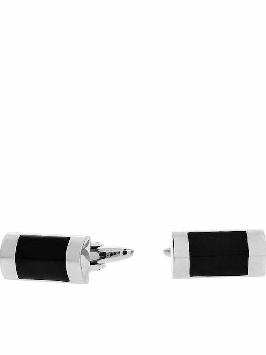 Visetti MN004SB Cufflinks of Steel Black