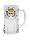 Abysse One Piece - Straw Hat Ποτήρι Μπύρας Γυάλινο Διάφανο 500ml
