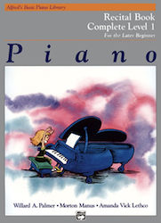 Alfred Music Publishing Alfred's Basic Piano Library: Recital Book, Complete Metodă de învățare pentru Pian Nivelul 1 (1A/1B)