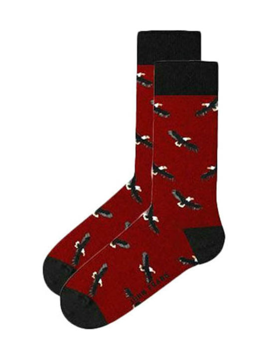 John Frank Eagles Herren Gemusterte Socken Burg...