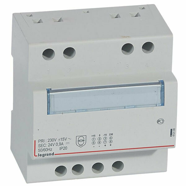 Legrand Τροφοδοτικό Ράγας με Έξοδο 24V και Ισχύ 21W 413108 | Skroutz.gr