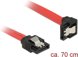 DeLock 7-Pin SATA III - 7-Pin SATA III 70cm Red DeLock 7-Pin SATA III - 7-Pin SATA III 70cm Red