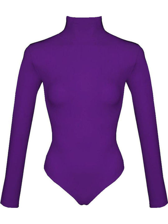 Helios Lingerie Long Sleeve Turtleneck Bodysuit...