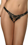 Beauty Night Mystique 605 Frauen Sexy Zeichenfolge offenem Schritt Black BN6378