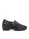 Imac Leder Damen Loafers in Schwarz Farbe