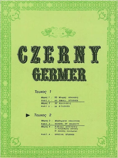 Ntoremi Czerny-Germer - School of Velocity pentru Pian Vol.2 Vol.2