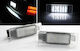Vinstar License Plate Lights Led 12V for Citroen C2 / C3 / C4 / C5 / C6 Peugeot 1007 / 106 / 207 / 3008 / 307 / 308 / 4008 / 406 / 407 / 508 2pcs