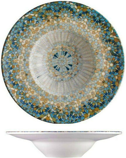 Bonna Luca Mosaic Πιάτο Ζυμαρικών από Πορσελάνη Πολύχρωμο με Διάμετρο 28cm Bonna Luca Mosaic Πιάτο Ζυμαρικών από Πορσελάνη Πολύχρωμο με Διάμετρο 28cm
