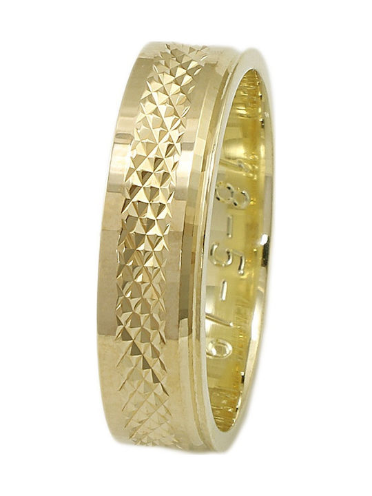 Matteo Wedding Ring Gold Plated