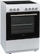 Vox Electronics CHT 6000 W Κουζίνα 69lt με Κεραμικές Εστίες Π60εκ. Λευκή