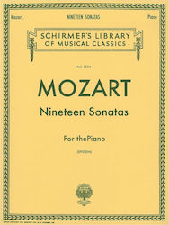 G. Schirmer G. Schirmer Mozart : Nineteen Sonatas For The Piano Παρτιτούρα για Πιάνο