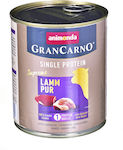 Animonda Grancarno Single Protein Canned Gluten Free Wet Dog Food with Lamb 1 x 800gr