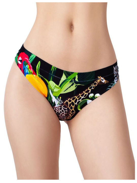 MEMEME JUMANJI ZOO THONG - Черно