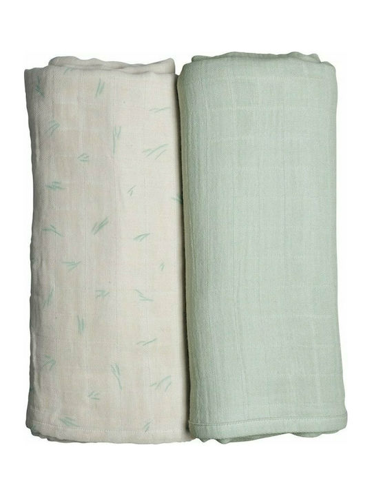 Fabelab Swaddle Blanket of Muslin 2pcs 120x120cm