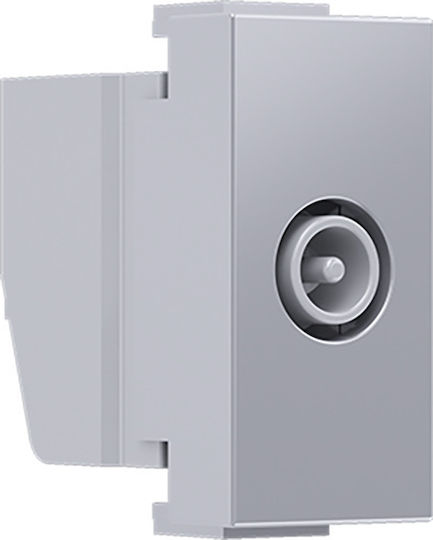 Aca Modys TV- und Radiobuchse Terminal in Silber Farbe 10101312475