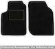Race Axion Front Mats 2pcs for Smart ForTwo 2014 Black / White