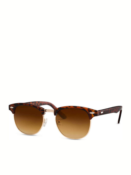 Solo-Solis Sunglasses with Brown Tartaruga Frame and Brown Lens NDL-725