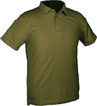 Mil-Tec Quick Dry Polo Shirt Antiperspirant in Khaki color