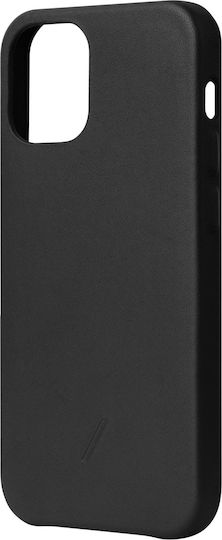 Native Union Back Cover Piele Negru (iPhone 12 mini)