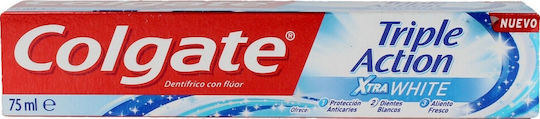 Colgate Triple Action Xtra White Toothpaste for Whitening 75ml