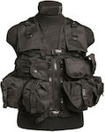Mil-Tec Vest Tactical με 9 Τσέπες Μαύρο