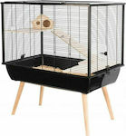 Zolux Cage Neo Silta Small Rodents H58 Rodent Cage Black 205622NOI