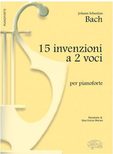 Carisch Bach J.C. - 15 Inventioni A Due Voci pentru Pian