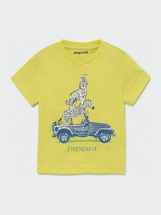 Mayoral Tricou pentru copii Galben
