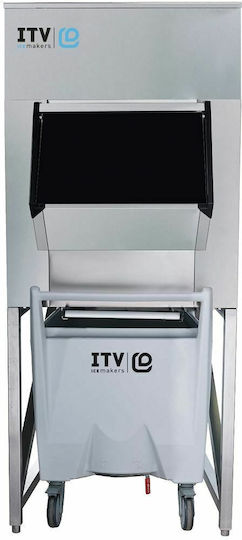 ITV Ice Makers Commercial Ice Bin 300kg με καρότσι
