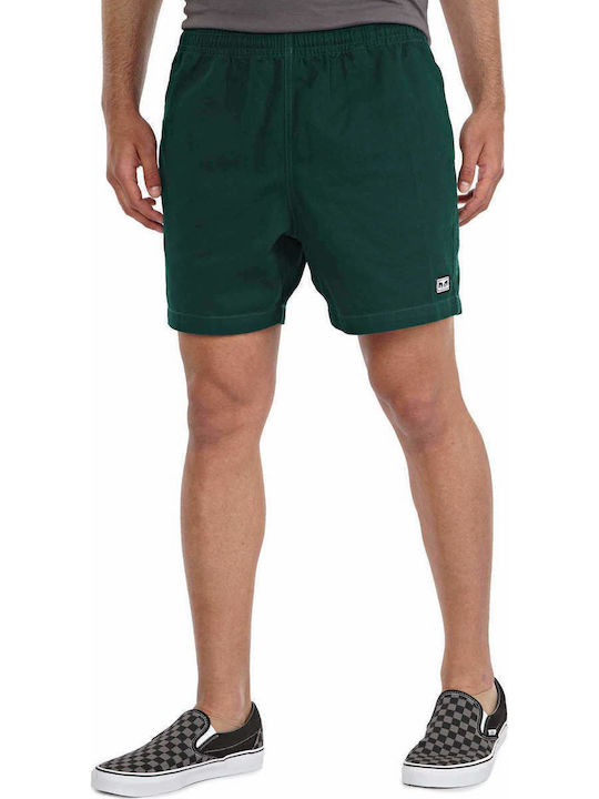Easy Relaxed Twill Men's Athletic Shorts Green