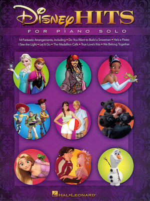 Hal Leonard Disney Hits for Piano Solo Παρτιτούρα για Πιάνο
