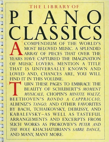 AMSCO Publications The Library of Piano Classics за Пиано