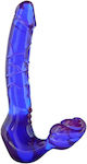 ToyJoy Bend Over Boyfriend Strapless Strap On with Dildo 24cm Blue