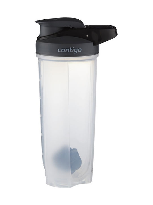 Contigo Shake & Go Fit Plastic Protein Shaker 820ml Transparent