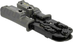 DeLock Πρέσα Ακροδεκτών Δικτύου RJ12, RJ11, RJ45, RJ10 με Απογυμνωτή 90510