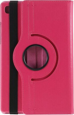 Rotating Flip Cover Synthetic Leather Rotating Fuchsia (Galaxy Tab A7)