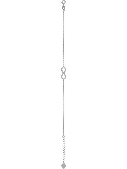 Prince Silvero Women's Silver Chain Bracelet