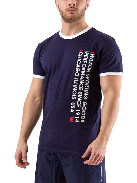 Wilson Since 1914 Men's Short Sleeve T-shirt Navy Blue