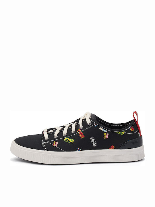 Toms Marvel Logos Printed Sneakers Μαύρα