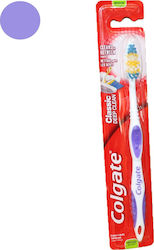 Colgate Classic Deep Clean Manual Toothbrush Medium Purple