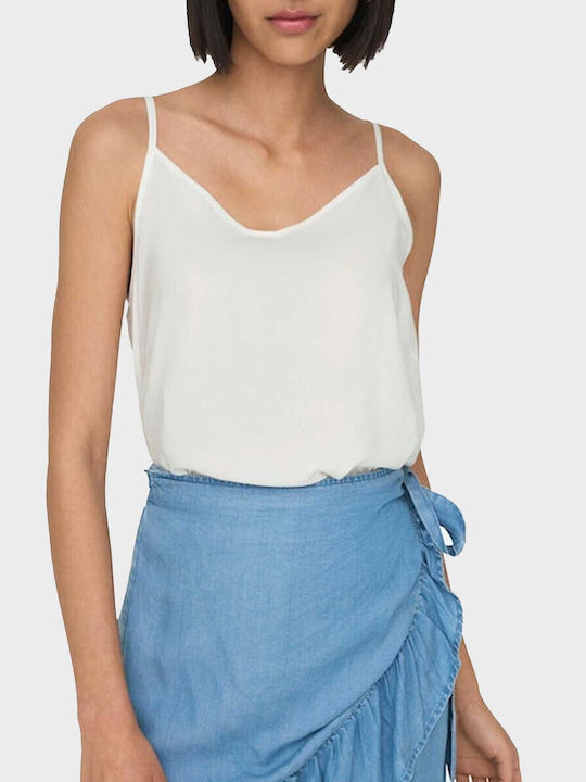 Only Life Women's Summer Blouse with Straps & V...