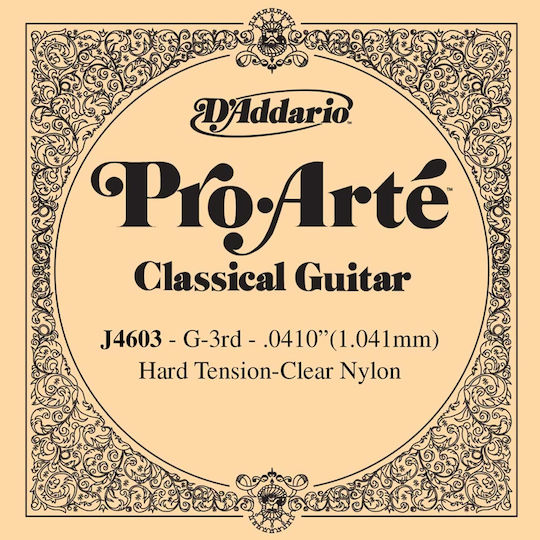 Daddario Classical Single Nylon String Classical Guitar 41 Hard Tension G