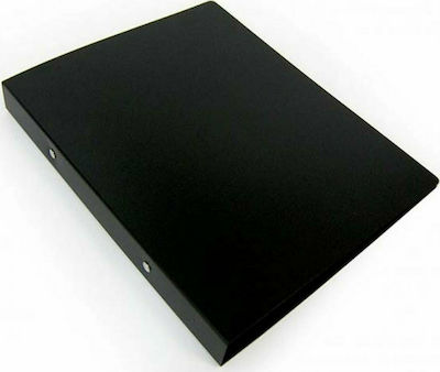 Skag Clipboard with 4 Rings for Paper A4 Black 1pcs